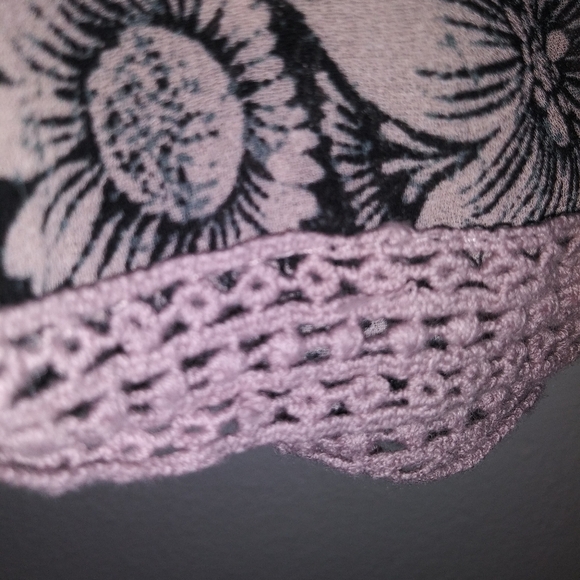 Knox Rose | Pink Floral Boho Blouse Sz S - Picture 6 of 6